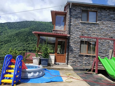 Property building, Natural landscape, Mountain view