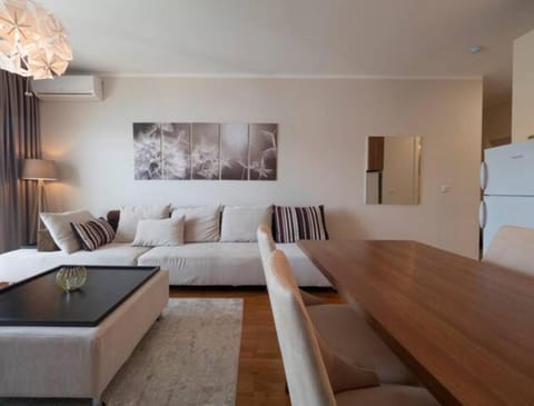 Living room, Seating area, Dining area, air conditioner