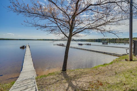 Stone Lake Cabin with Private Deck and Fire Pit! Cabin in Wisconsin
