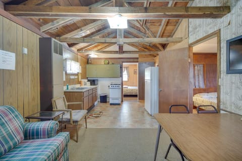 Stone Lake Cabin with Private Deck and Fire Pit! Cabin in Wisconsin