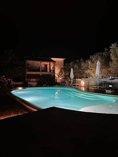 Night, Swimming pool