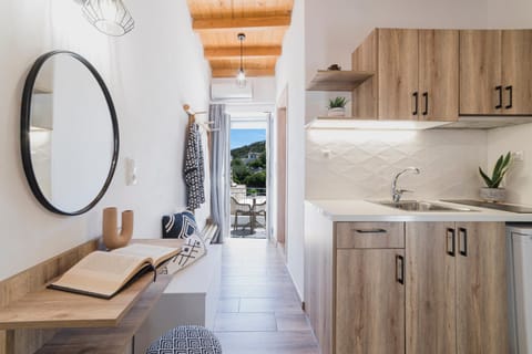 View (from property/room), Kitchen or kitchenette, City view, Landmark view, Mountain view