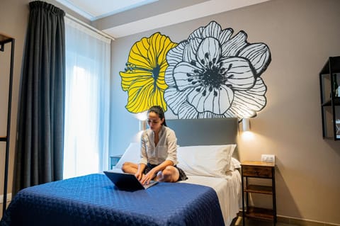 Bed, People, Bedroom
