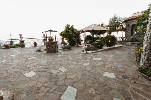 Property building, Patio, Natural landscape, Garden view