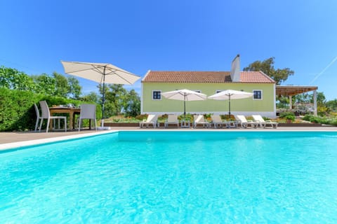 Property building, Living room, Swimming pool