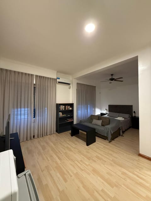 Communal lounge/ TV room, Bed, Living room, Photo of the whole room, Seating area, air conditioner