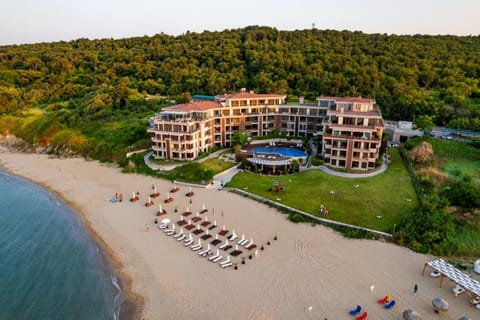 Day, Natural landscape, Bird's eye view, Beach, Sea view, Swimming pool, sunbed