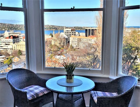 View (from property/room), Living room, Seating area, City view