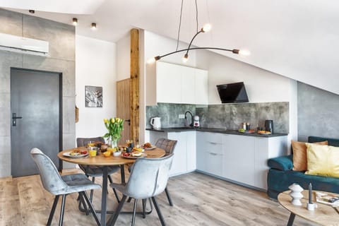 TV and multimedia, Coffee/tea facilities, Kitchen or kitchenette, Living room, Decorative detail, Seating area, Dining area, Area and facilities, Breakfast, stove, air conditioner