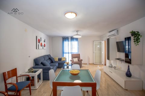 Living room, Dining area, air conditioner