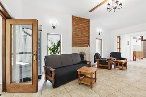 Living room, fireplace