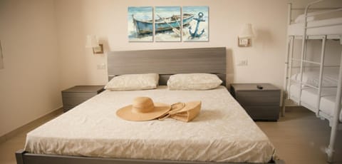 Bed, Bedroom, bunk bed, air conditioner, air conditioner