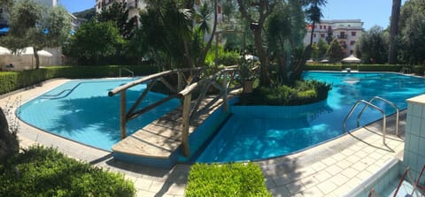 Spring, Day, Natural landscape, Garden, Garden view, Pool view, Swimming pool