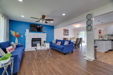 2 Game Rooms! Family Poconos Home 9 Mi to Slopes House in Coolbaugh Township