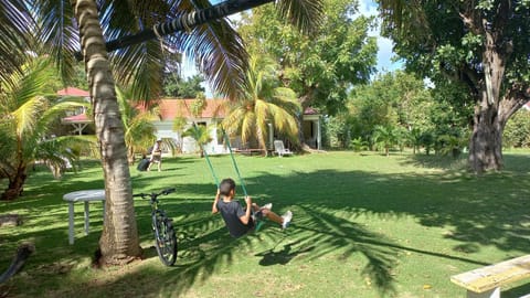 Property building, People, Natural landscape, Garden, Garden view, group of guests