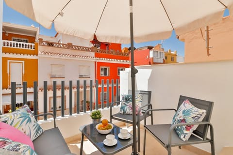 Property building, Patio, Day, View (from property/room), Balcony/Terrace
