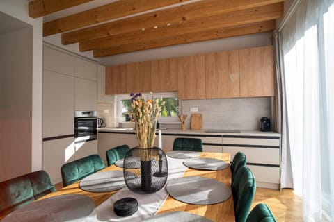 Kitchen or kitchenette, Living room, Dining area, Communal kitchen