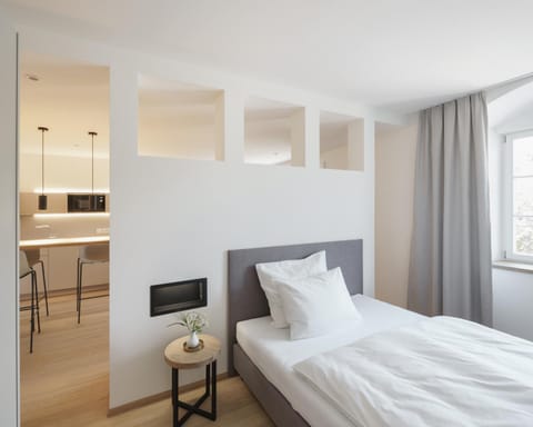 Bed, Photo of the whole room, Bedroom, hair dresser