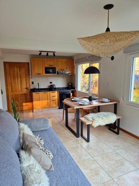 Kitchen or kitchenette, Living room, Dining area