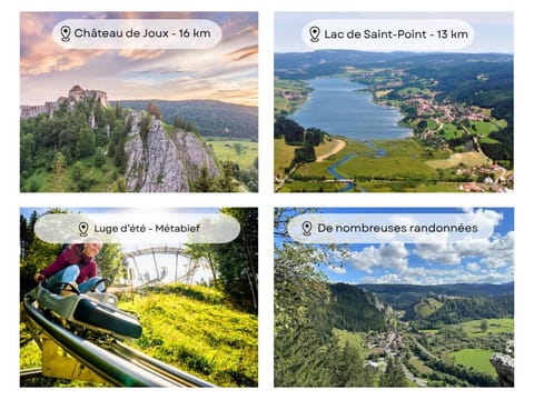 Détente au Cœur de la Station Apartment in Métabief