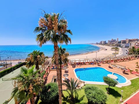 Nearby landmark, Day, Natural landscape, Beach, Pool view, Sea view, Swimming pool, sunbed