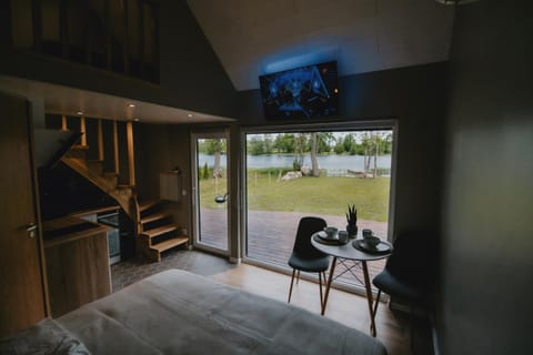 Living room, Lake view