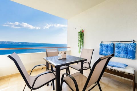 Natural landscape, View (from property/room), Balcony/Terrace, Seating area, Dining area, Sea view