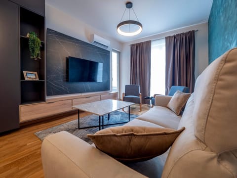 Luxury modern apartment 8min walk from beach in Becici Apartment in Budva Municipality