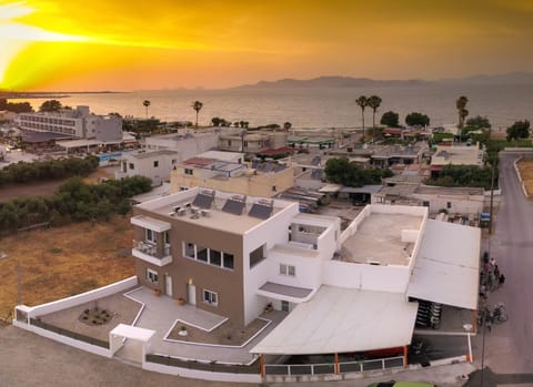 Bird's eye view, City view, Sunset