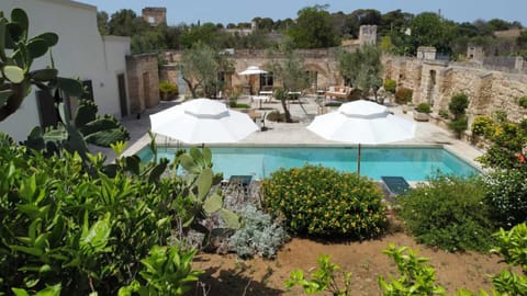 Property building, Spring, Day, Natural landscape, Garden, Garden view, Pool view, Swimming pool, sunbed