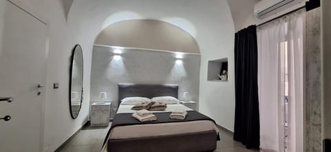 Bed, Photo of the whole room, Bedroom, towels, wardrobe