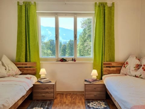 Bed, View (from property/room), Decorative detail, Bedroom, Mountain view, Mountain view