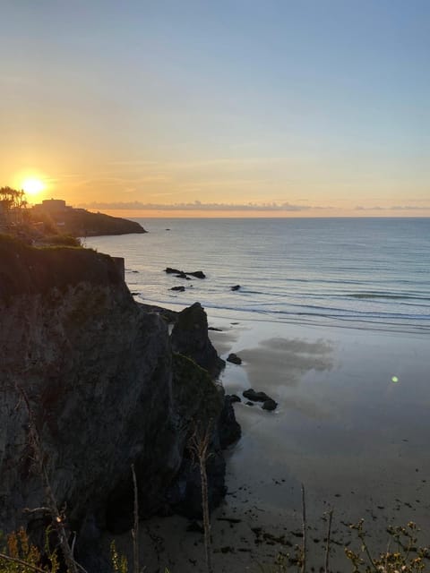 Natural landscape, Beach, Sea view, Sunset