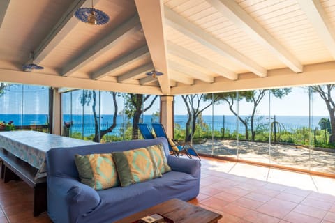 Property building, Living room, Swimming pool