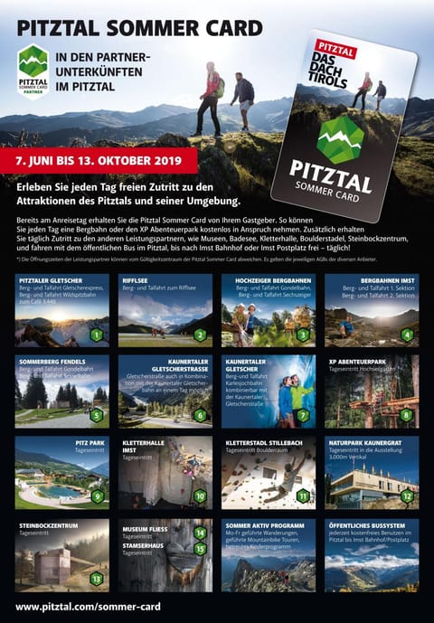 Hiking, Hiking, Area and facilities, Certificate/Award