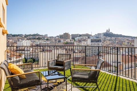 Bird's eye view, Balcony/Terrace, City view