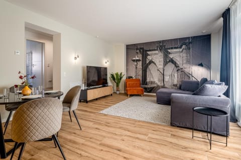 Living room, Seating area, Dining area
