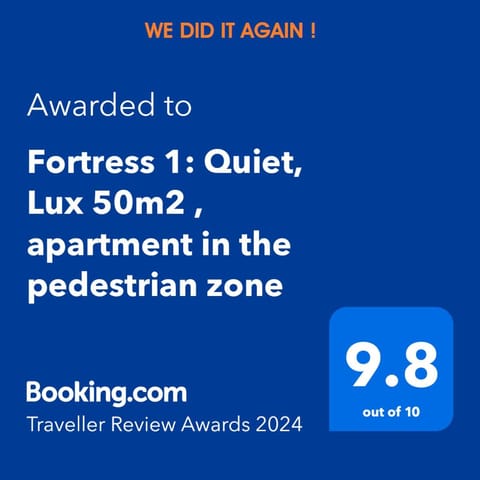 Fortress 1: Quiet, Lux 50m2 , apartment in the pedestrian zone Apartment in Belgrade