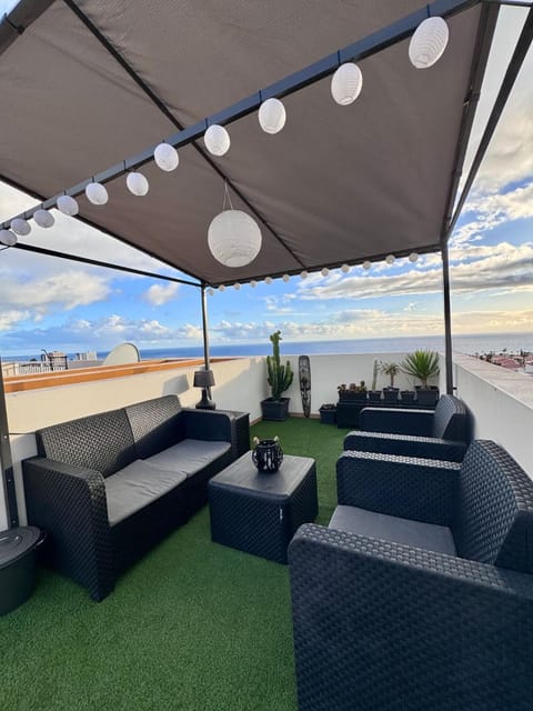 Patio, Natural landscape, Balcony/Terrace, Sea view