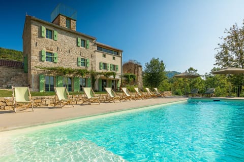 Property building, Patio, Day, Natural landscape, Balcony/Terrace, Pool view, Swimming pool, sunbed