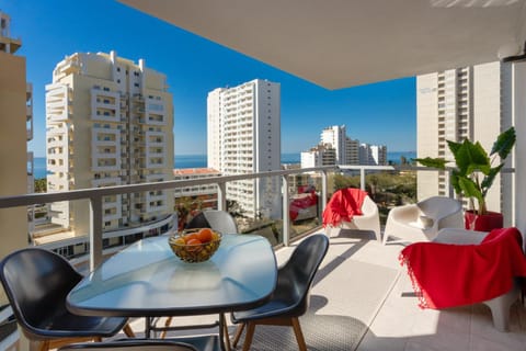 Property building, Patio, Day, View (from property/room), Balcony/Terrace, Seating area, Dining area