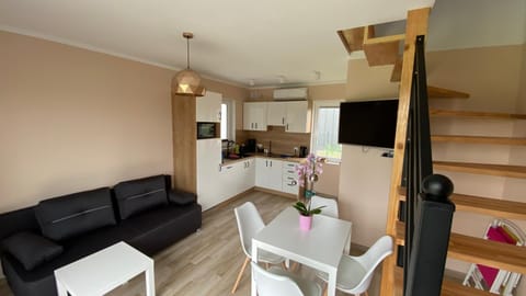 Kitchen or kitchenette, Living room, Dining area