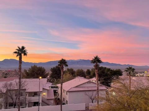 Natural landscape, Mountain view, Sunrise, Sunset