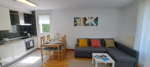 Kitchen or kitchenette, Living room, Dining area