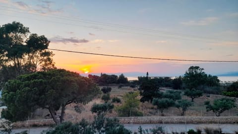 Natural landscape, Sea view, Sunset