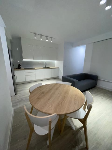 Kitchen or kitchenette, Living room, Dining area