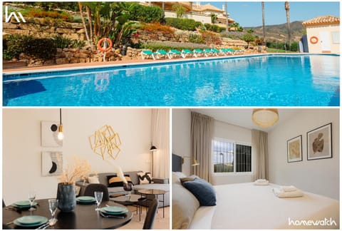 Communal lounge/ TV room, Bed, Living room, Lounge or bar, Dining area, Bedroom, Swimming pool, towels