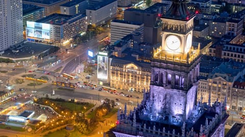 Facade/entrance, Bird's eye view, City view, Street view