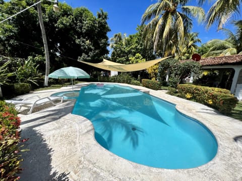 Pool view, sunbed