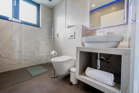 Shower, Toilet, Bathroom, towels